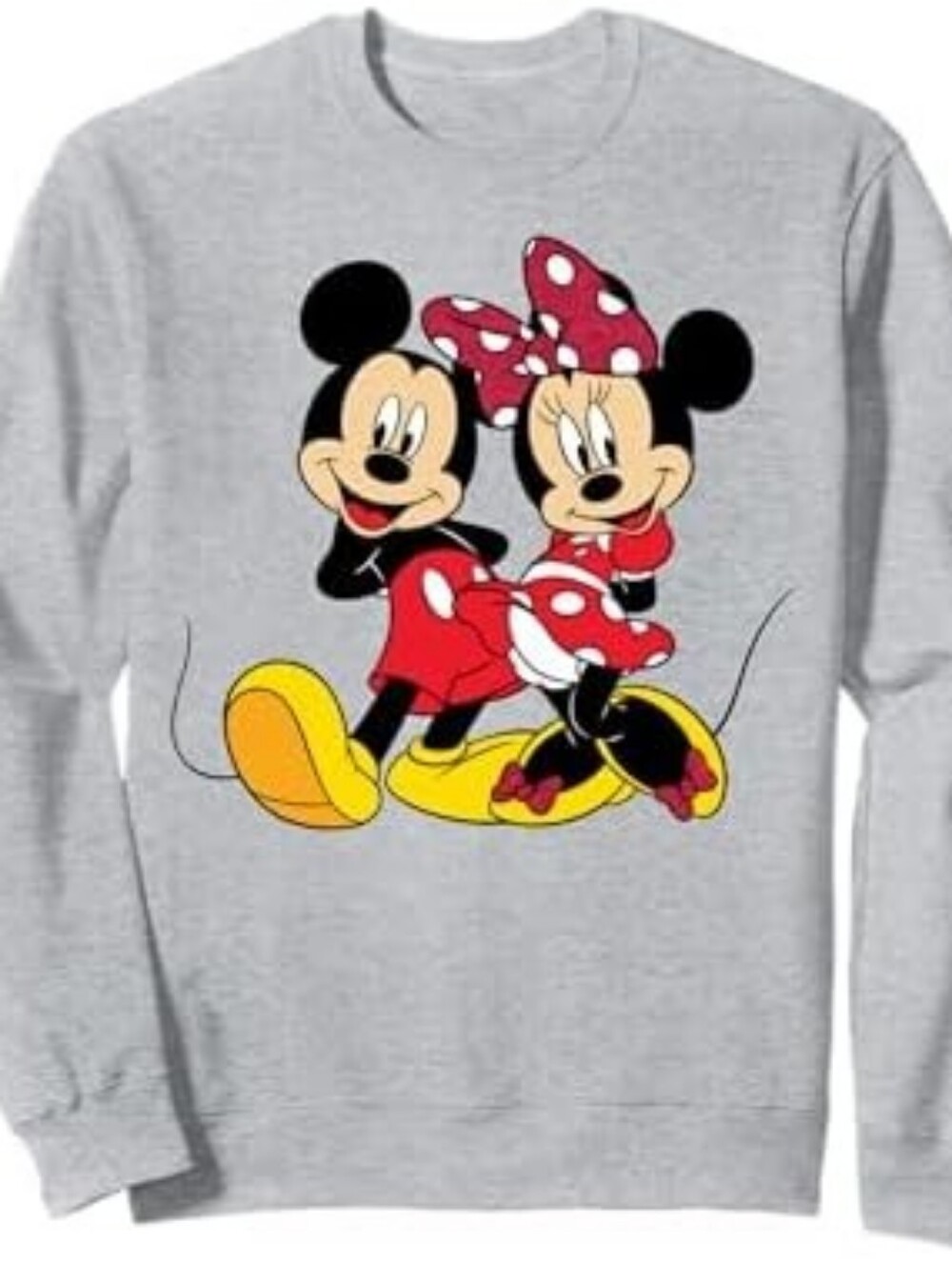 DISNEY | mickey+minnie crewneck sweatshirt